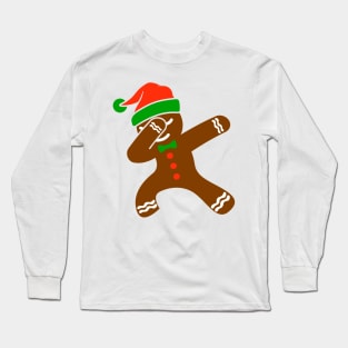 Dabbing gingerbread Long Sleeve T-Shirt